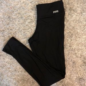 PINK Victoria’s Secret leggings - black with logo